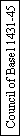 Text Box: Council of Basel 1431-45